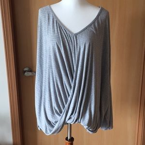 CHARLOTTE RUSSE+ Wrap Top High/Low
